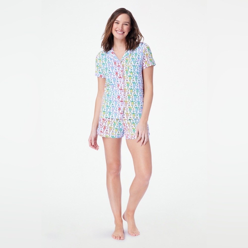 Brand New Roller Rabbit Disco Monkey Polo Pajama Set